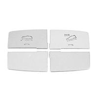 MasYosh Tastro del Pulsante di Regolazione della Sospensione 4pcs, Adesivo in Lega in Lega di Alluminio Premium con Sofisticata Artigianato, Adatto a ML GL GLE GLS