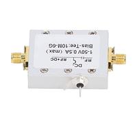 MasYosh TEE BIAS, 10 MHz a 6 GHz Ultra Wide Band Coassiale con Induttori e Condensatori Ad Alta Frequenza, per Amplificatori a Banda Larga e Comunicazioni in Fibra Ottica