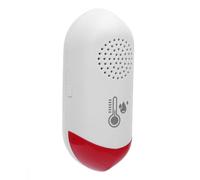 MasYosh Termometro Igrometro Wireless Intelligente per Interni con Avviso di Luce Sonora per la Stanza di Casa, Materiale ABS