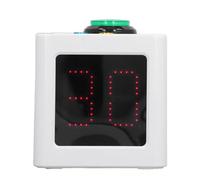 MasYosh Timer Ricaricabile 1,4 Pollici per Torneo di Scacchi Casinò Bianco 100-240V (Plug dell'UE 100-240 V.)