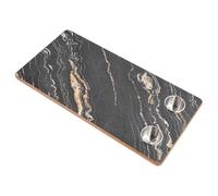 MasYosh Top del Tavolo, 31.5x15.75 Pollici Pannello Desktop in Barca in Legno Massello con 2 Porta in Acciaio Inossidabile, per Rimorchio per Veicoli Campeggio Yacht