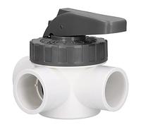 MasYosh Valvola per Piscina a 3 Vie Valvola Deviatrice Durevole per Spa per Parti di Piscina, Materiale in PVC ABS per Tutti i Luoghi in Cui Sono Necessarie Valvole di Irrigazione (V40-3A)