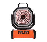 MasYosh Ventilatore da Campeggio con Luce LED, Ventilatore da Tenda Alimentato a Batteria da 20000 MAh con Telecomando, 4 velocità del 3 Livelli di luminosità per Campeggio All'aperto