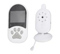 MasYosh Video Baby Monitor, Fotocamera Digitale Wireless con Interfono Bidirezionale Canzoni Ninna Nanna Monitor della Temperatura, con Batteria da 1000 MAh per il Monitoraggio (Spina UE 800 W)