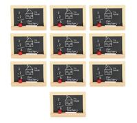 Masyrt 10 Pezzi Mini Lavagna Bambola per Bambola con Trama Dettagliata, Ampiamente Utilizzata per la Lavagna in Miniatura in Scala 1:12, 1: 6