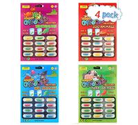 Masyrt 4 Confezioni di Capsule per Coltivazione Che Crescono Nell'Acqua, Dinosauri Animali Acquatici, Giocattoli per la Coltivazione in Acqua per Bambini, 48 Creature in Capsule per la (Colorato)