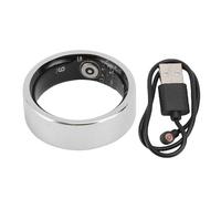 Masyrt Anello di salute intelligente, design con luce delle piume, informazioni sulla salute in tempo reale, prova dell'acqua per uomini e (6 ID: 16,5 mm / 0,64 pollici, circonferenza: 51,8)