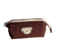 Masyrt Astuccio carino stile animale, cerniera liscia in tela, grande capacità, grande astuccio per ufficio scolastico, default, Cucciolo