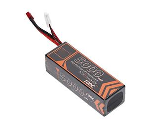 Masyrt Batteria LiPo 5000 MAH 100 C 3S T spina RC per auto Slash VXL Slash 4x4 VXL E Maxx E Spartan, compatibile con RC Cars e Quadcopter