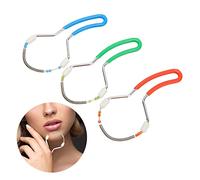 Masyrt Confezione da 3 epilatori primaverili per il viso e la rimozione dei delle labbra, non chirurgico, veloce e indolore