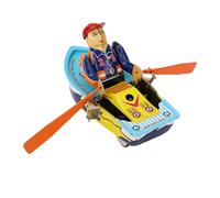 Masyrt Decorazioni per Barche a Remi, Decorazione della Barca a Remunerazione Tabletop, Ferro Innovativo Innovativo Multifunzionale in Miniatura Vintage Winw Up Toy Tabletop Righe