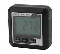 Masyrt Digital Leveling Box - Blocco dati magnetico, convertitore angolare, provractor per falegnameria, edifici, muratura, smussatura (bianco e nero)