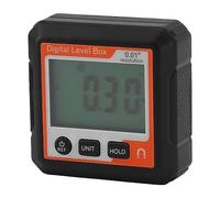 Masyrt Digital Leveling Box - Blocco dati magnetico, convertitore angolare, provractor per falegnameria, edifici, muratura, obliquo (rosso e bianco)