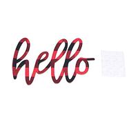 Masyrt Elegante Decorazione della Parete in Legno, Casa di Natale Artistica Ornamento da Parete in Inglese, Grande per il Festival, Grandi Lettere Squisite