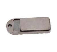 Masyrt Fidget Slider, portachiavi magnetico push-slider, giocattolo manuale in lega di alluminio, compatto e leggero, per giocare in caso di ansia e ADHD, 2,4 x 0,9 x 0,3 pollici