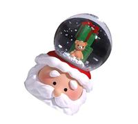 Masyrt Globe di di Natale in Resina e Vetro Premium, per la Famiglia e gli Amici, con Illuminazione Colorata per Decorazioni per la Casa (Presente)