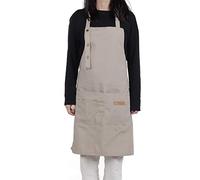 Masyrt Grembiule da Cameriere Professionale Grembiule da Server per Bistrot da con Tasche per il Servizio di Ristorazione di Lavoro di Cameriere di Domesti (Grigio)