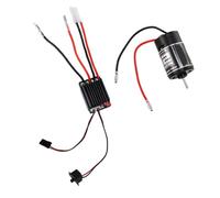 Masyrt Il Motore Spazzolato RC 550 12T Offre Un'alta Torsione con ESC 320A, Funziona Bene per le Barche delle Auto RC, i Ricevitori di Poteri Direttamente Dalla Batteria, Supporta