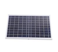 Masyrt Kit di Pannello Solare Policristallino da 10W, Pannello Solare da 10 W Ad Alta Efficienza con Controller di Carica Solare 100A, IP65 Resistente All'acqua per Capannone per,