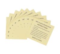 Masyrt Kit di Riparazione della Patch della Piscina, 100 Pezzi di Riparazione Auto Adesiva Patch Resistenti all'Acqua in PVC Patch Trasparenti, Patch di Riparazioni del Materasso