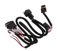 Masyrt Kit relè Cablaggio Clacson, Bobina in Rame Puro 12V 40A per | Custodia in ABS Ignifugo, Doppia Tensione 12V/24V, capacità di Corrente Elevata 40A, Facile Installazione Plug and Play