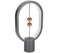 Masyrt Lampada Balance, USB Smart Assorbimento Magnetico Interruttore a Mezza Aria Ornamenti LED da Scrivania, Mini Balance Comodino Comodino Plug in Luce Notturna per Home Office