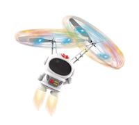Masyrt Luce a LED, giocattolo per bambini spaziale, drone automatico di prevenzione degli ostacoli, migliora l'esperienza di volo astronauta, bella illuminazione a LED (bianco)