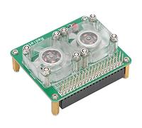 Masyrt Modulo Ventola di Raffreddamento Dispositivi Periferici Accessori PC Hardware IT Doppia Ventola 5 velocità 15 modalità RGB Luminosità a 3 Livelli Dissipazione del Calore co