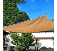 Masyrt Ombrello solare esterno schermo tessuto giardino giallo visiera parasole blocco maschera 4x3 metri