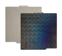 Masyrt Piastra di costruzione flessibile 257 x 257 mm, cerchio colorato PEY testurizzato PEI letto di stampa su entrambi i lati compatibile con varie stampanti 3D
