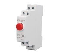 Masyrt Pulsante su binario Din AC230V 2NO 2NC, Interruttore a Pulsante JP9, Interruttori a Pulsanti per Interruttore di Avviamento Magnetico, Controllo Linea (Rosso)