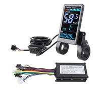 Masyrt Regolatore del Motore senza Ballot Schermo LCD elettrico, Pannello LCD 36V 48V Scooter Bicicletta elettrica, Alluminio Lega Sine Wave 3 Modalità Controller