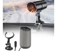 Masyrt Riscaldatore per auto, 12 V, 150 W, 12 V, 12 V, per parabrezza, sbrinamento rapido, sbrinatore e anti-appannamento, a basso rumore, per veicoli, berline e