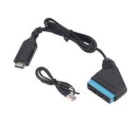 Masyrt ScART to HD Multimedia Interface Converter, 720p 1080p, adatto per VCR VHS -DVD, migliora la qualità video, facile da usare e installare, cavo adattatore ScART fino ad HD incluso