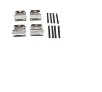 Masyrt Staffa del Pannello Solare in Acciaio Inossidabile, Kit di Montaggio del Tetto 4 Set, Elimina la Perforazione, Adatto a RAM Promaster, Jumper, Ducato Dopo Il 2008, con Adattatore (Tipo A.)