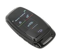 Masyrt Tasto Smart LCD, 5.0, voce senza chiave di collegamento, pulsante di avviamento remoto, tocco liscio per un modello di avvio, comodo accesso, funzione automatica finestra (nero)
