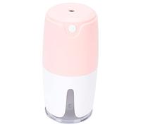 Masyrt Umidificatore, Nebbia Fredda Portatile da Tavolo USB con Spegnimento Automatico, Luce Notturna Colorata per L'ufficio della Camera da Letto Dell'auto (Rosa Bianco)
