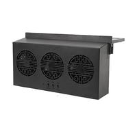 Masyrt Ventola solare per auto, ventilatore di scarico completamente automatico con design a 3 lati, aspirazione a 180°, pannello solare e interfaccia USB per risparmio energetico