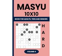 Masyu Puzzle Book : 200 Hard to Master 10x10 Puzzles with Solutions: Extreme Logic Challenges for Adults - Perfect for Advanced Solvers