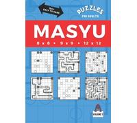 Masyu Puzzle Book - 8x8, 9x9, 12x12 - Easy to Hard: 150+ Puzzles - Logic Brain Teaser Book for Adults - Volume 1