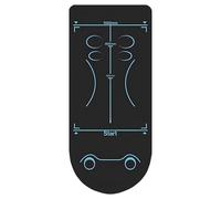 Mat A Rulli AB - Tappetino Fitness Protector Pavimento | AB Esercizio Roller Mat | Cuscino Fitness Yoga Pieghevole | Attrezzature Da Palestra Cuscino Senza Slip 59x24 Pollici | Pad Fitness