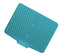 Mat à séchage à vaisselle de cuisine tapis sec à vaisselle | Tapis de séchage en silicone pour les vaisselle,protection de bans, 40 x 33 cm / 15,75 x 12,99 pollici de drainage non slip pour la cuis