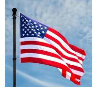 Mât de drapeau télescopique | Mât de drapeau rotatif robuste | Bannières extérieures pour jardin, intérieur, sol, voiture, extérieur, plage, bateau, Tr