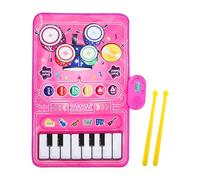 Mat de jeu musical - Tampon de batterie de pianoforte pour bébé jouet de clavier de apprentissage pour , fonctions sonore interactives, outil de développement des activités ducatifs, pavé musicale de