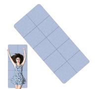 Mat de yoga de voyage Packable - Mat de yoga | Pad de fitness training de sol | Pad de fitness multiuso | 6 mm esercizio di non-slip portatile MAAT per i viaggi a casa all'aperto