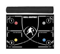 MAT di allenamento sportivo - 47.24x33,86 pollici di basket Agility pad, aiuti silenziosi per esercizi, strumento di sviluppo della velocità, trainer interno | Attrezzatura da passo duratura per bambi