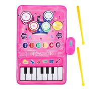Mat di piano - 31.5x19.69 pollici Mat di pianoforte, tappetini da gioco a piano | Toddler Pian0 Jazz Drum Learning Toy, Preschool Learning Music Pad | Per istruzione perr ragazzi in età prescolare rag