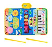 Mat di piano - 31.5x19.69 pollici Mat di pianoforte, tappetini da gioco a piano | Toddler Pian0 Jazz Drum Learning Toy, Preschool Learning Music Pad | Per istruzione perr ragazzi in età prescolare rag