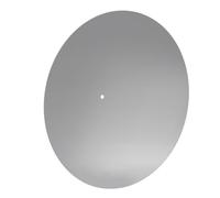 Mat di Record, Classico Miglioramento della qualità del Suono Professionale Acrilico -Tavolo da Tavolo da Smorzamento per i Record 12in (Trasparente)