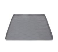 MAT di silicone frigo, 23,6 x 23,6 x 0,8in Prove di perdita sotto il tappetino per lavatrice Multi Functional Home Appliance Supporto inferiore con bordi rialzati per macchine (grey)